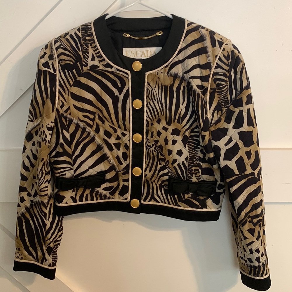 Vintage Escada Bolera jacket, Size 40